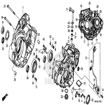 Bearing, special roller (NTN) 91002-MEY-671, Honda